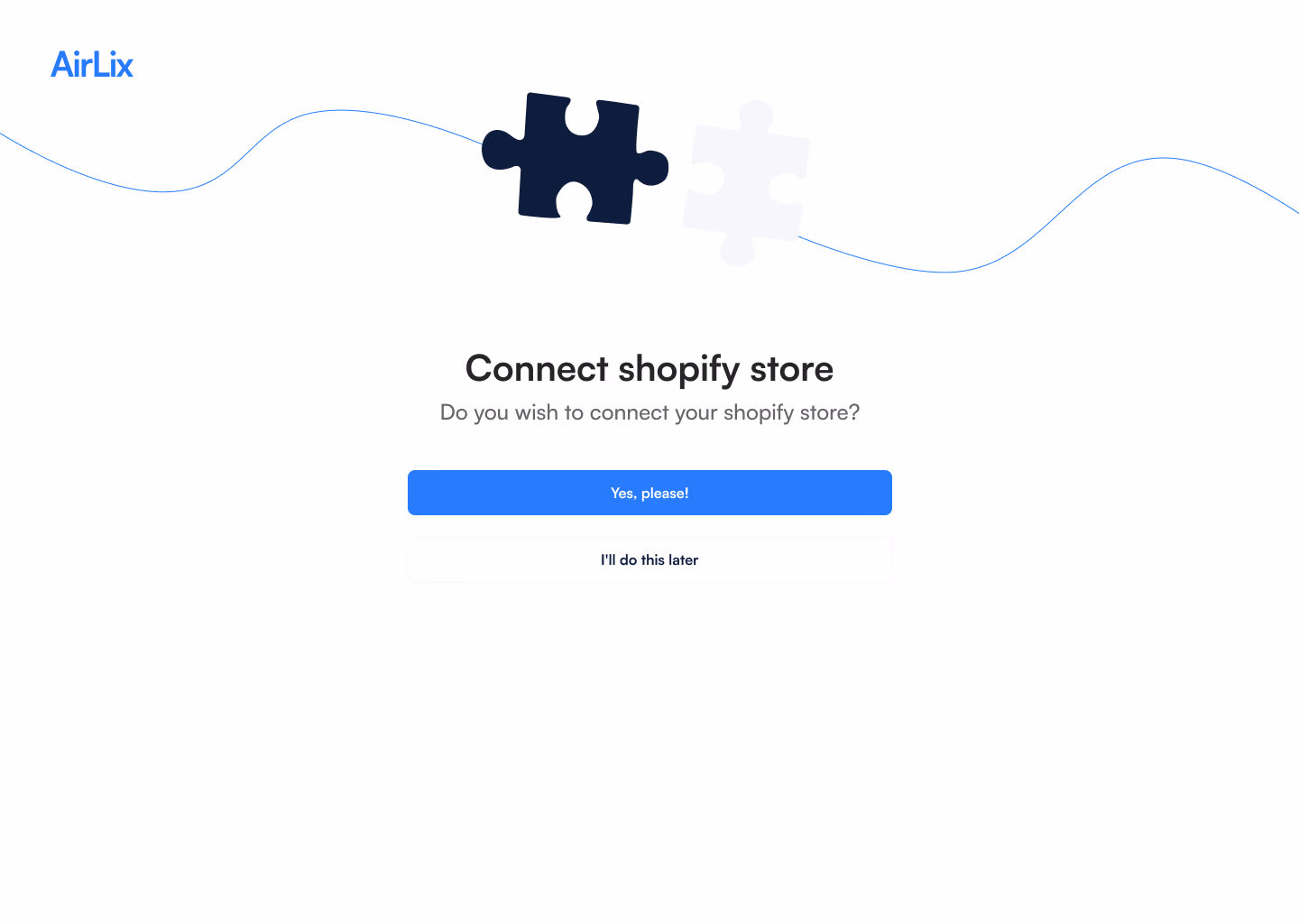 Step 01: Connect Store
